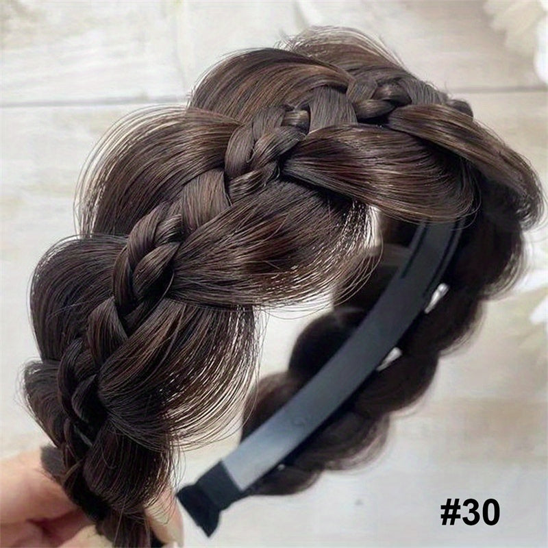 Ayollar qizlar sintetik baliq suyakli soch to'rva bosh bandi, sirpanchiq bo'lmagan soch aksessuari