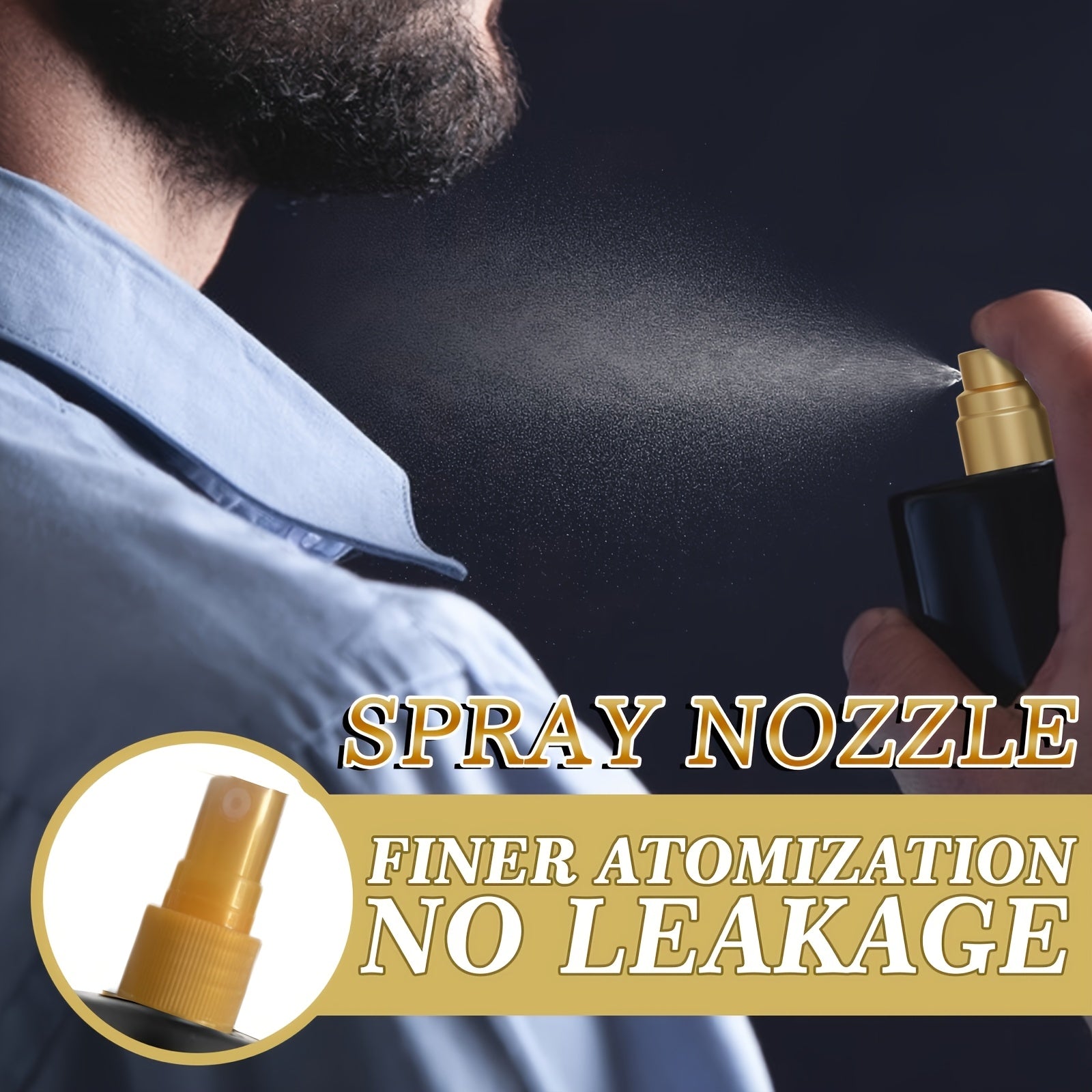 Unisex Alcohol-Free Cologne 50ml Oriental Fragrance Longlasting Casual Perfume