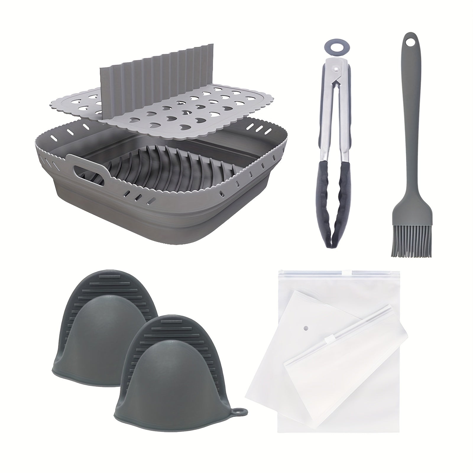 8,5-дюймовая силиконовая противень для выпечки с антипригарным покрытием, устойчивое к высоким температурам, легко очищается, кухонное выпекание