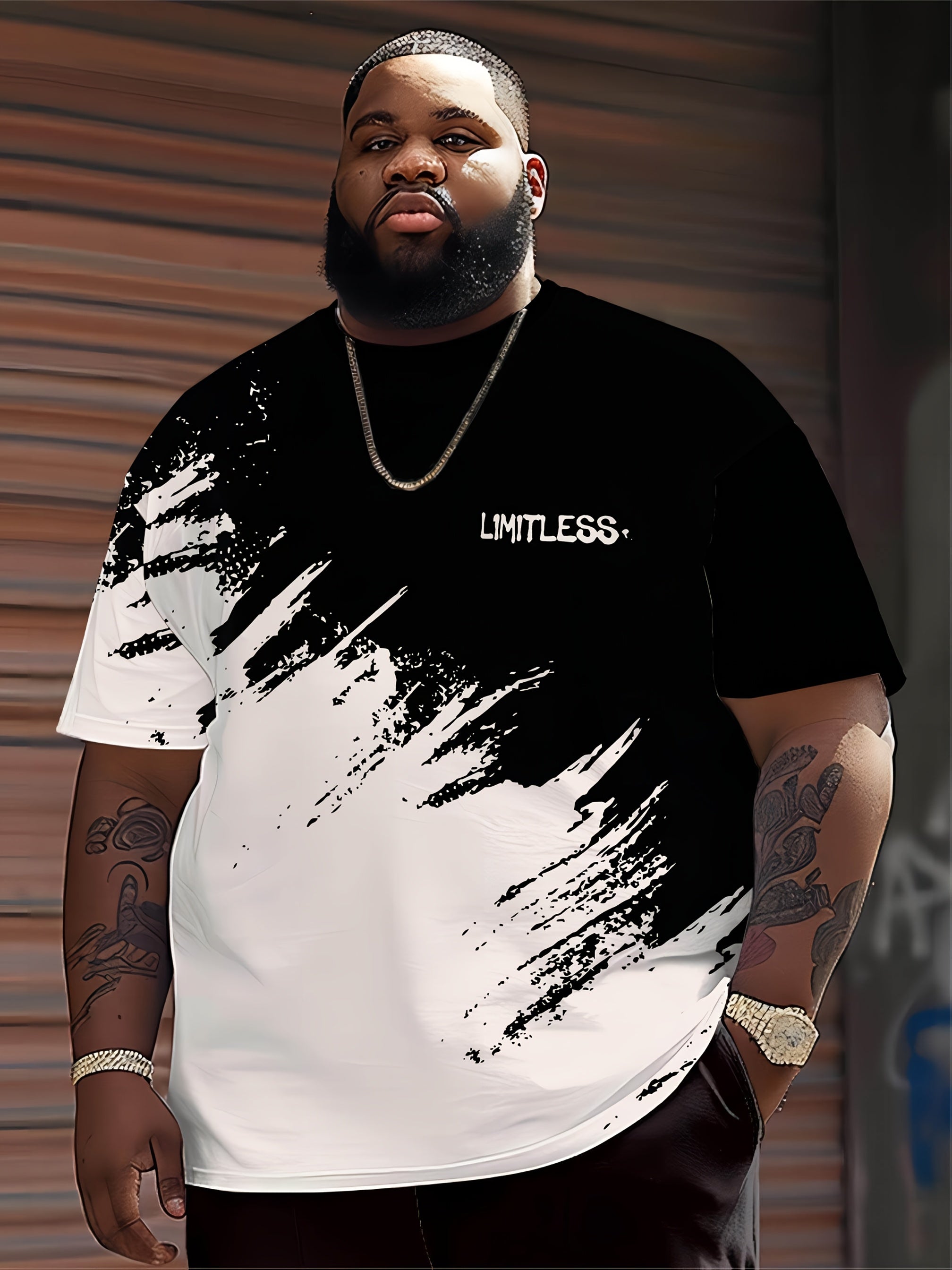 Camiseta de verano para hombre con impresión 3D, cuello redondo, ropa casual elástica