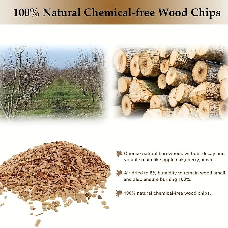 Cocktail Smoking Kit with 6 Wood Chip Soakers for Whiskey Enthusiasts