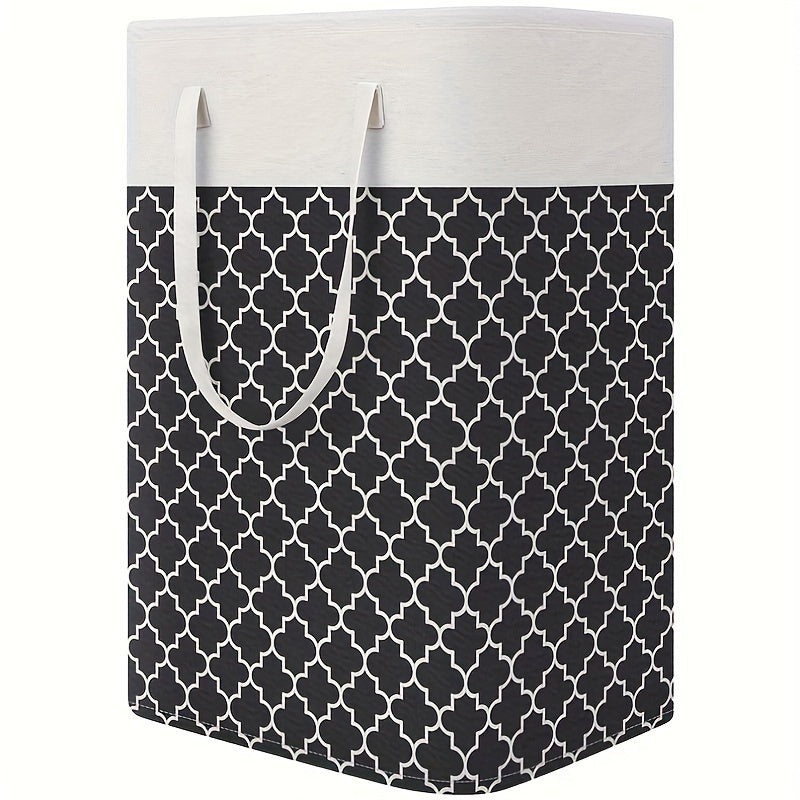 Laundry Storage Basket with Handles Hamper for Laundry Bathroom Bedroom Dorm