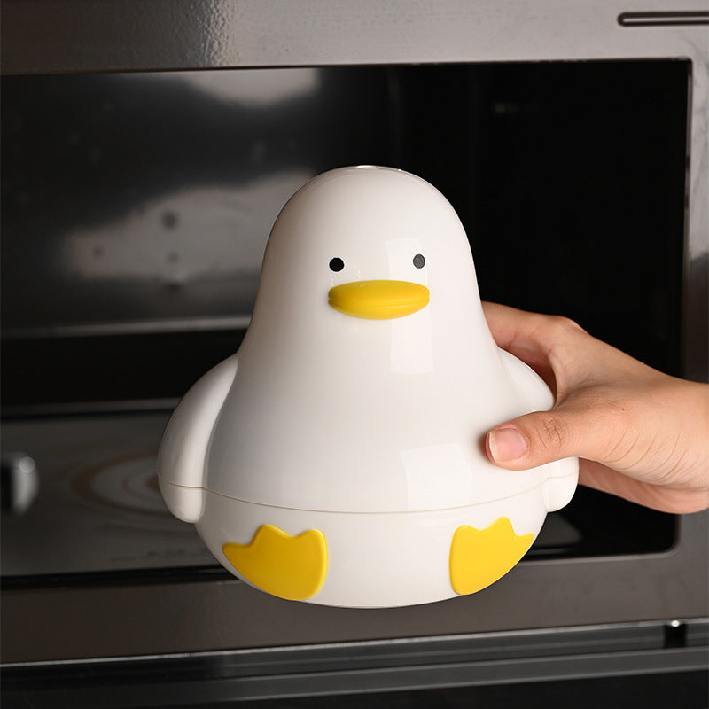 O'rik shaklidagi mikroto'lqinli tuxum pishirgich Sariq Kichik oshxona xavfsiz Batareyasiz