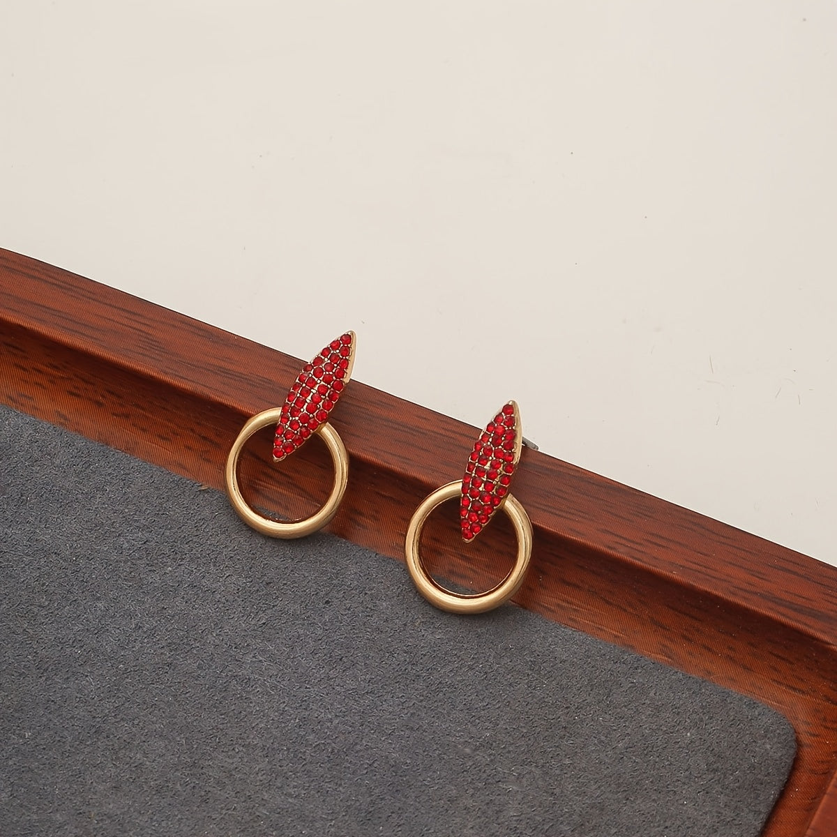 Women's Silver Hollow Circle Leaf Dangle Earrings Rhinestone Jewelry