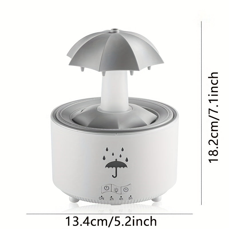 Water Drop Humidifier Diffuser with LED Light for Home Office Garden