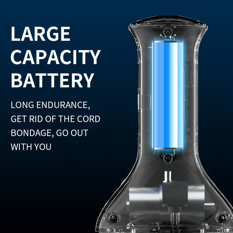 1200mAh litiy batareyali vakuum massajchi - USB orqali zaryadlanadigan, bo'yin, yelka va orqa massaji uchun ideal, go'zallik qirqish asbobi, ergonomik dizayn|Mustahkam batareya, massaj quroli