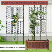 Европейский стиль железной проволочной решетки для цветов для вьющихся растений, роз и лотосов, для использования внутри и снаружи, садовая опора
