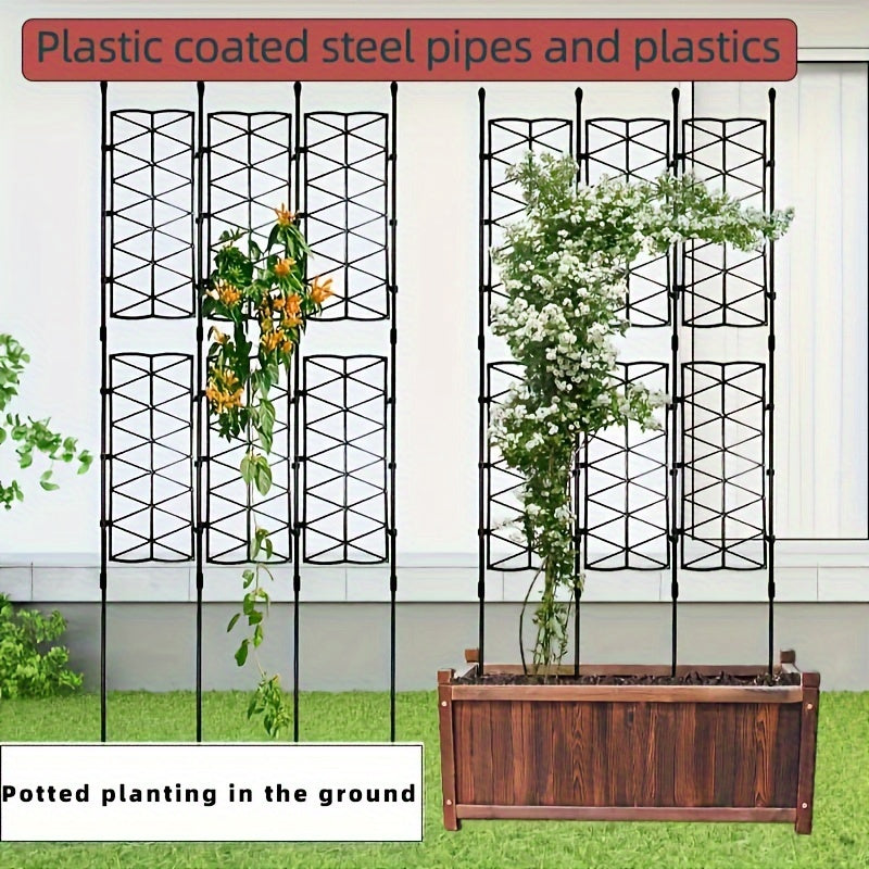 European-Style Iron Wire Flower Trellis for Climbing Vines Roses and Lotuses Indoor Outdoor Garden Support