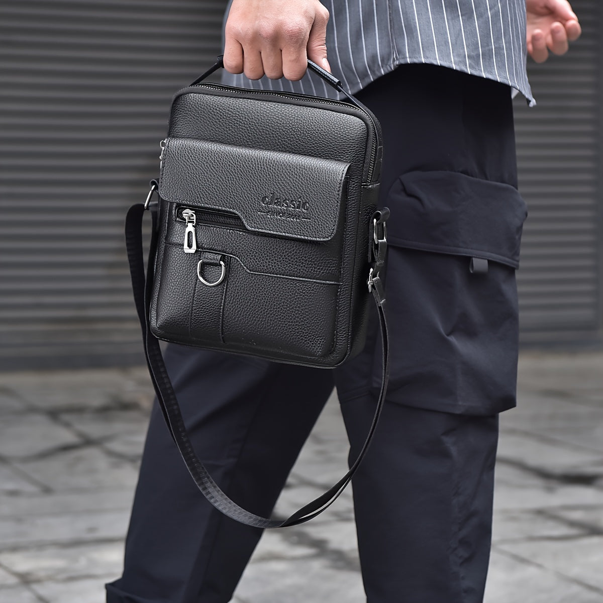 WEIXIER Vintage Messenger Bag erkaklar va ayollar uchun - yengil, suv o'tkazmaydigan va dog'ga chidamli, bir nechta bo'limlar bilan - uni uchun ideal 14-fevral sovg'asi.