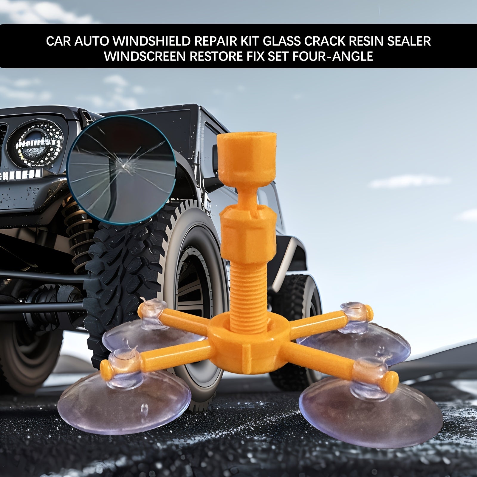 Avtomobil shisha ta'mirlash to'plami Plastik rezina suv o'tkazmaydigan yopish muhrlash ta'mirlash zararlarini