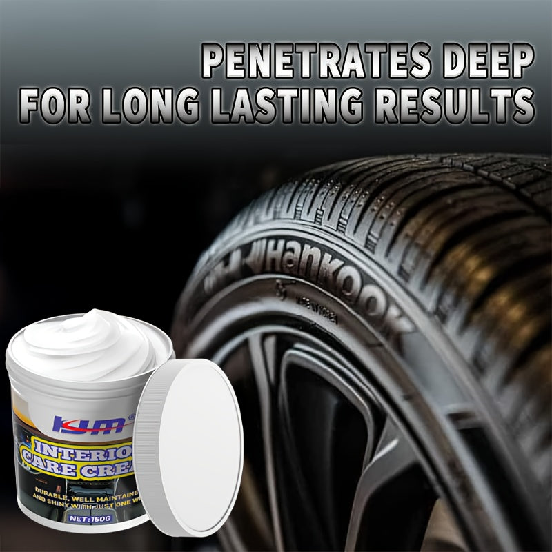 Kit de reacondicionamiento del interior del coche, cera cristal para tableros, reparación de plástico de asientos