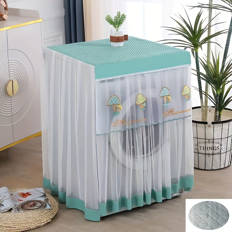 Universal Polyester Washing Machine Cover for Front Load Dryer Dustproof Sunproof