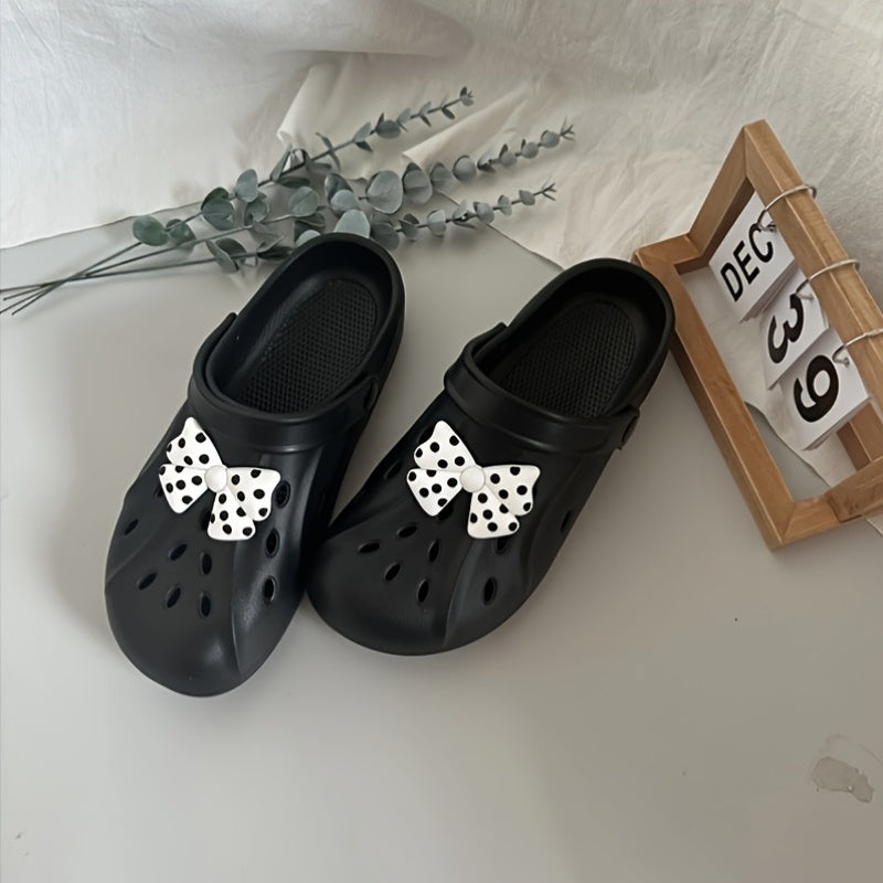 Women's EVA Mules Lightweight Breathable Slip-On Clogs All-Season Solid Color