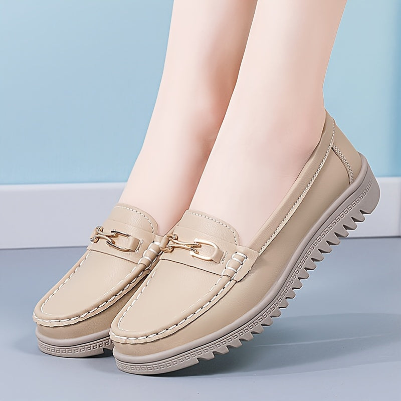 Women's Casual Slip-On Sneakers Flat Shoes Breathable Anti-Shock All Seasons