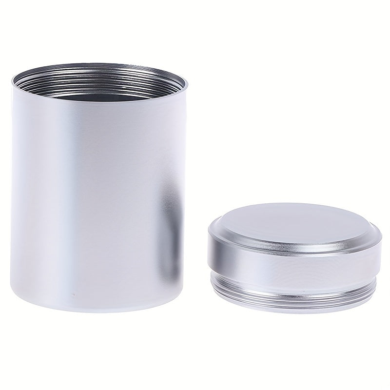 Titanium Aluminum Alloy Tea Storage Box Portable Canister Durable Secure