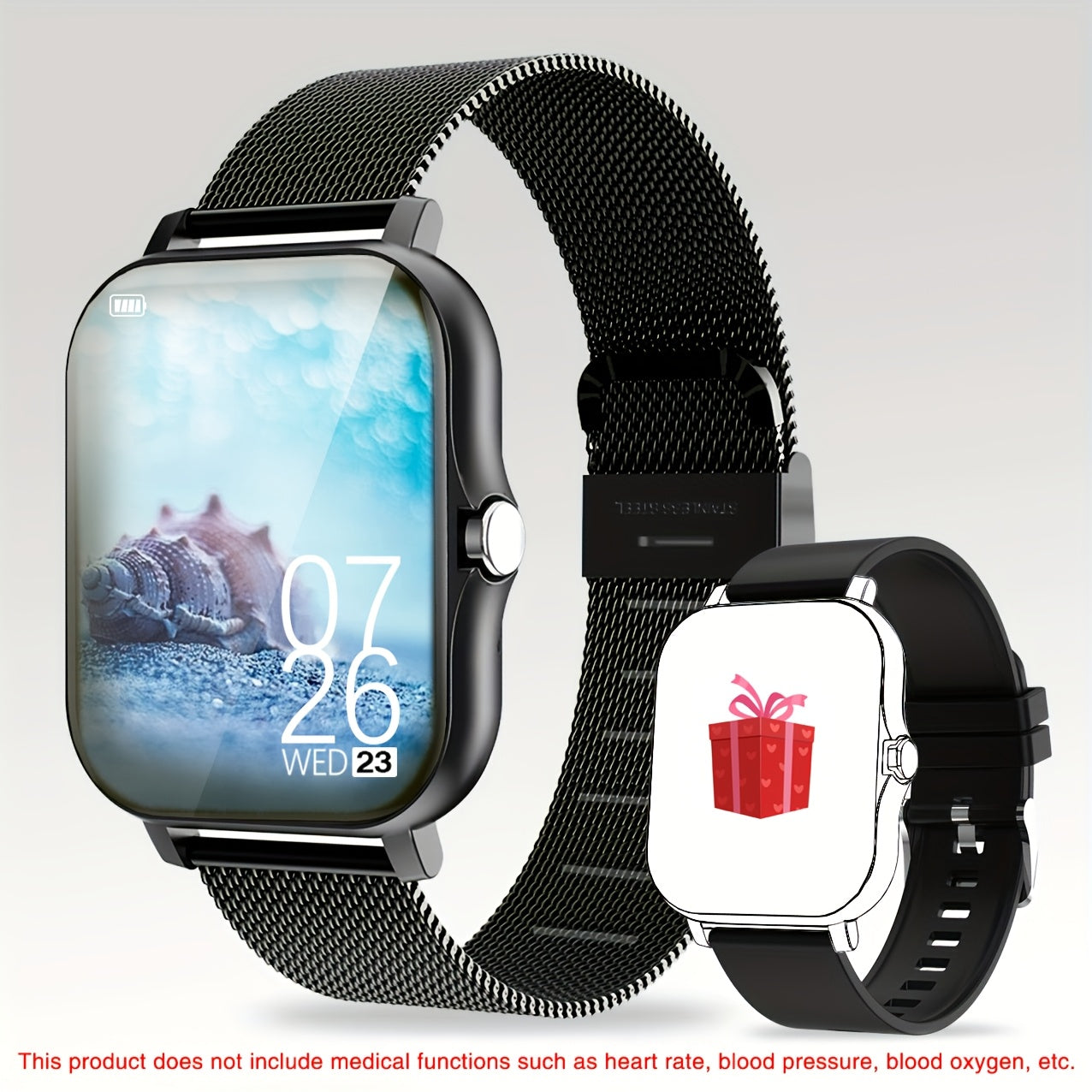 2024 Smart Watch Touchscreen Wireless Calling Fitness Tracker Compatible with Android and iOS