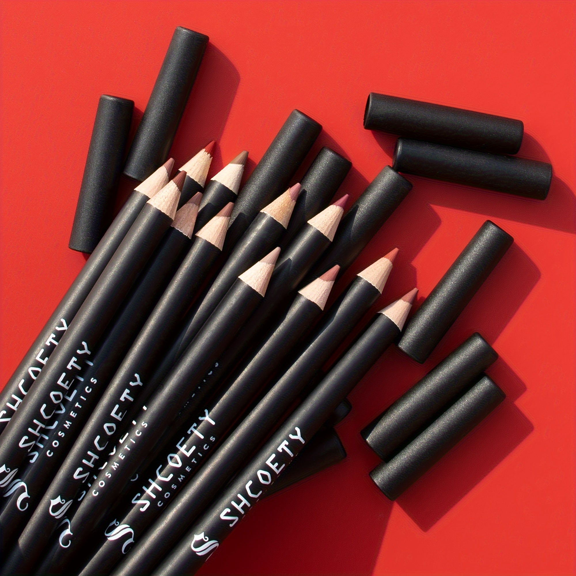 12-Color Matte Lip Liner Set Long Lasting Non-Sticky Pencil Makeup