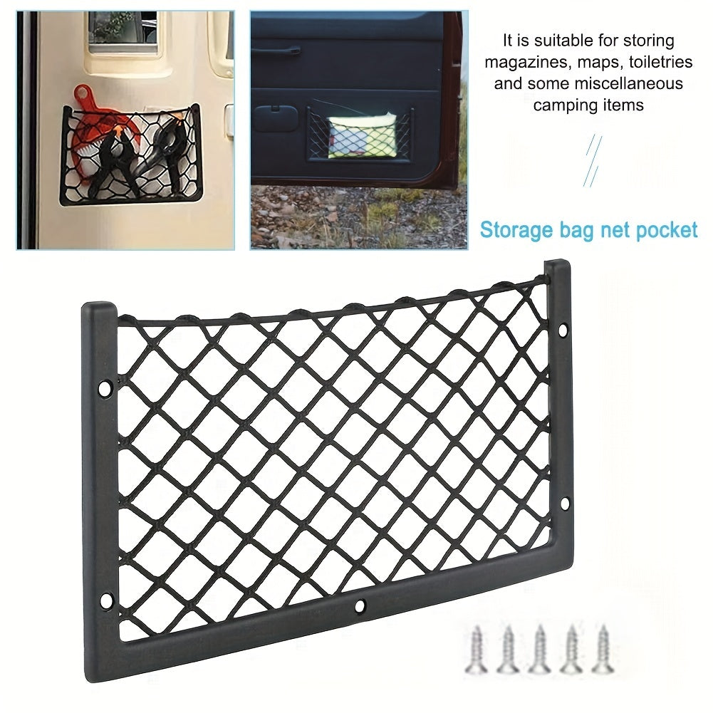 Elastic Cargo Mesh Nets for Caravan Motorhome Storage Shelf Organizers