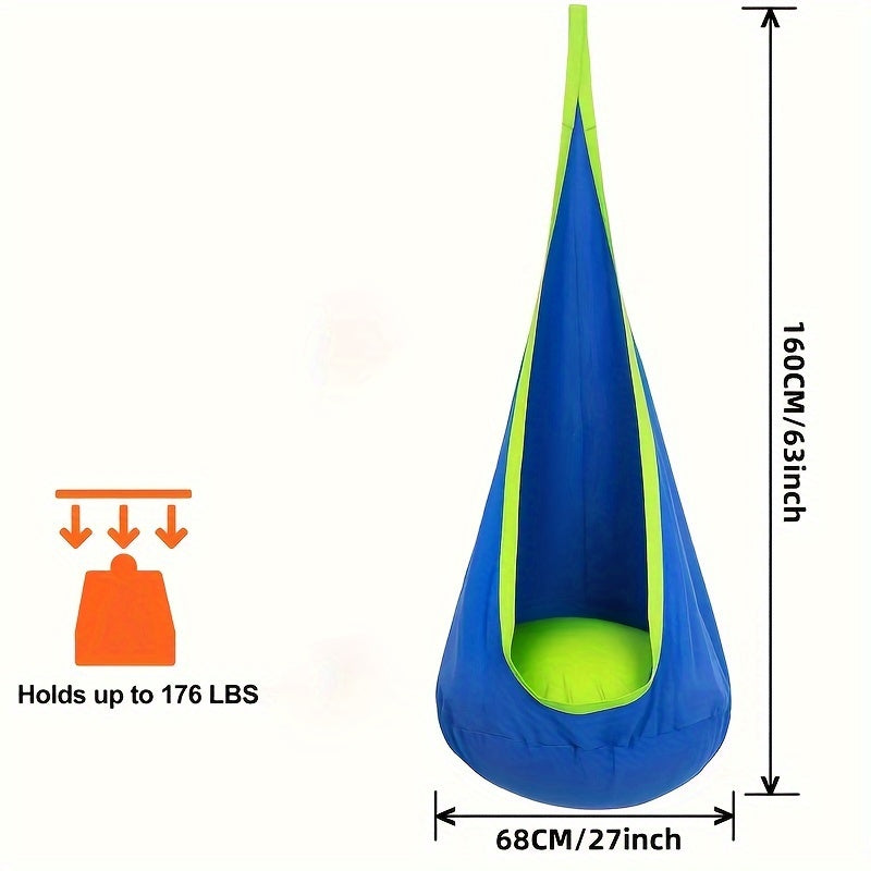 Внутреннее и наружное качели-сифон для отдыха и игр, поддержка до 79,83 кг