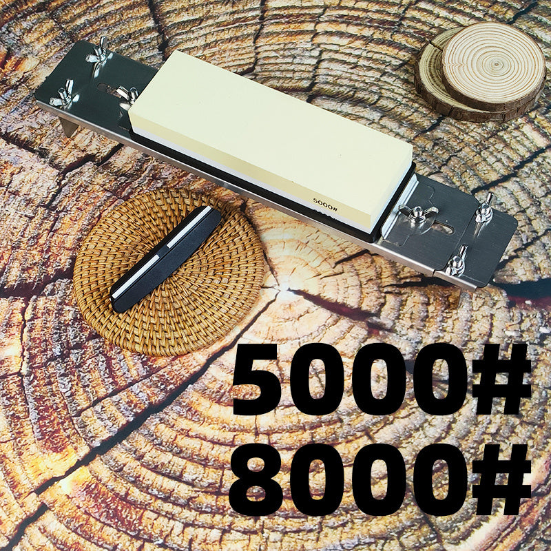 Moslashuvchan burchak qo‘llanmasi bilan zanglamaydigan po‘latdan yasalgan pichoq silliqlash uchun asosli non-slip bazasi