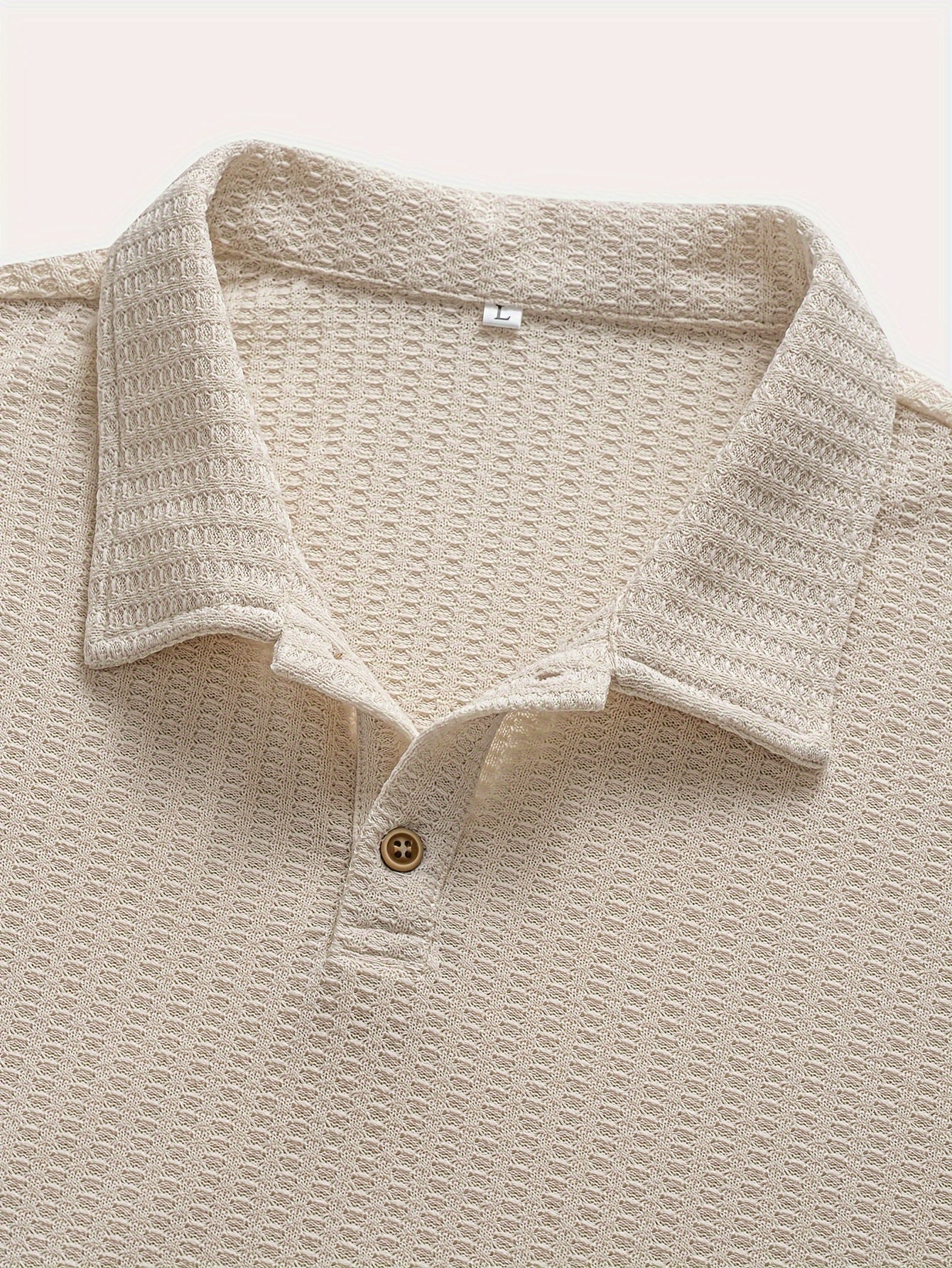 Мужская короткая рубашка из высокоэластичного полиэстера для гольфа с лацканом для активного отдыха