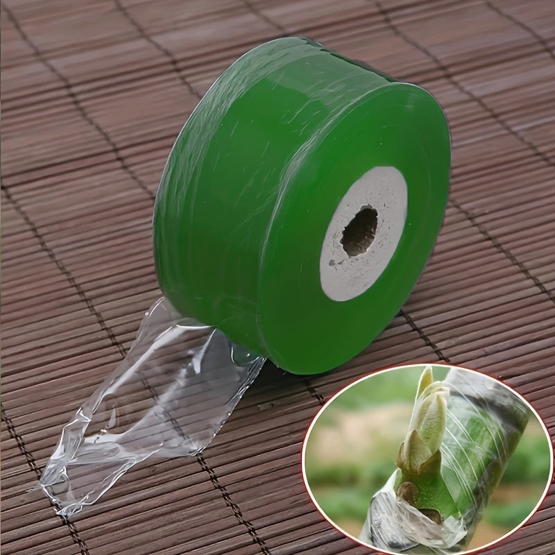 Cinta de injerto para árboles frutales transparente 2cm x 10m, película de envoltura duradera