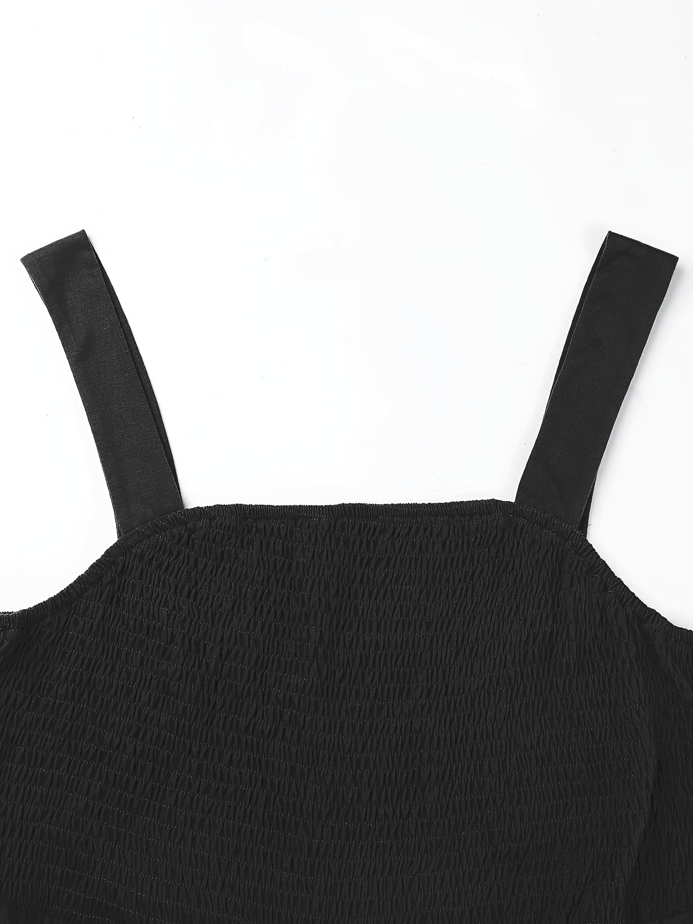 Plus Size Women's Off-Shoulder Sleeveless Jumpsuit Lightweight Stretchy H-Line with Pockets