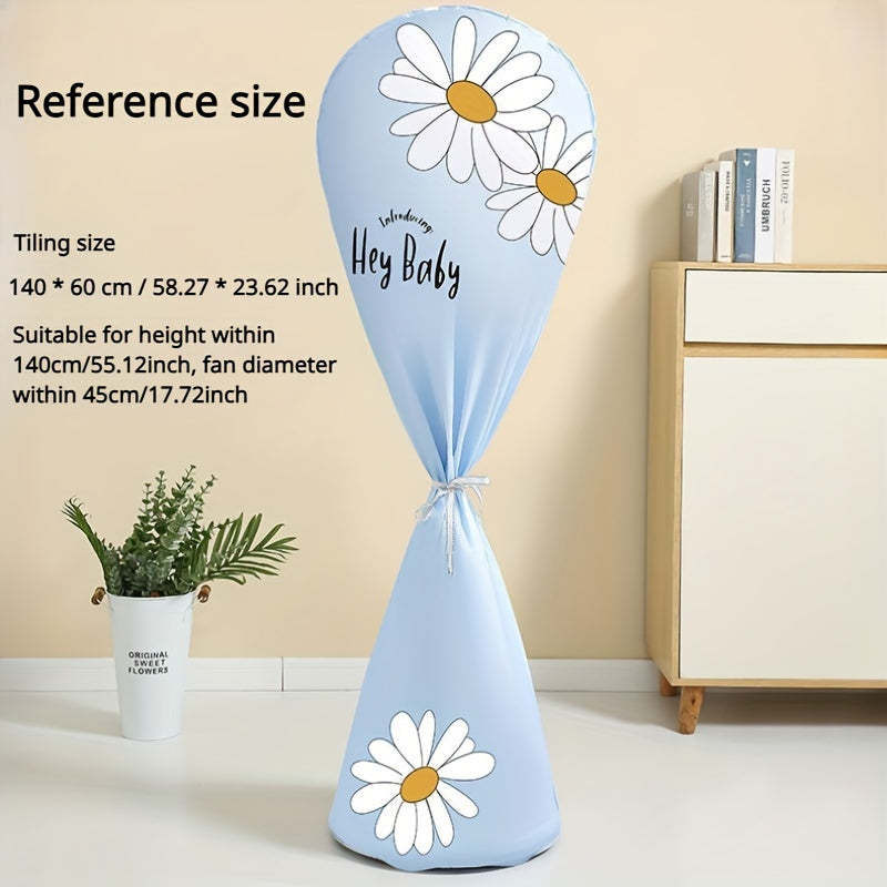 Set of 2 Plastic Fan Dust Covers Reusable Washable Home Office Hotel