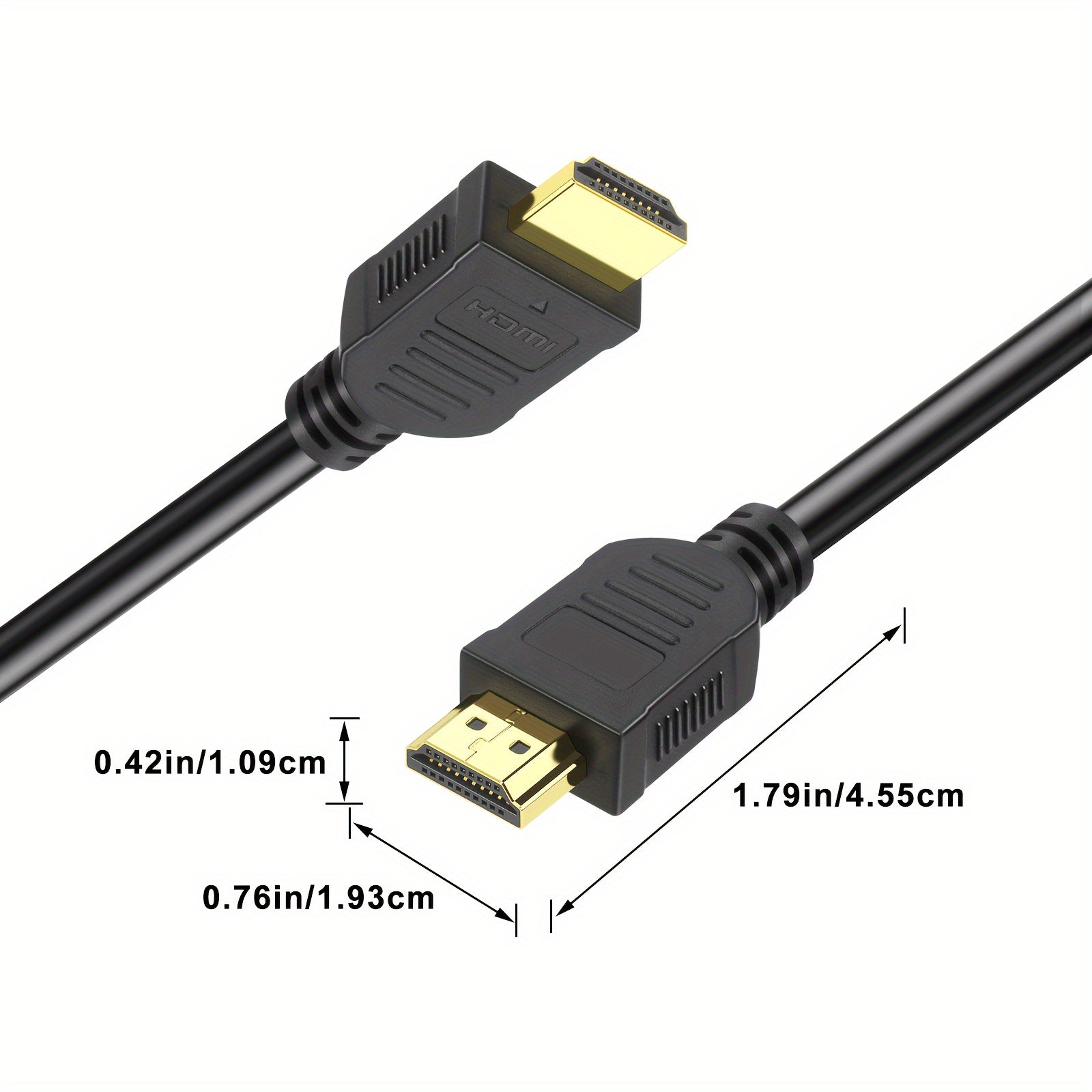 High-Speed 4K HDMI Cable with Ethernet 18Gbps Support for HDTV, Monitor, Laptop, Gaming