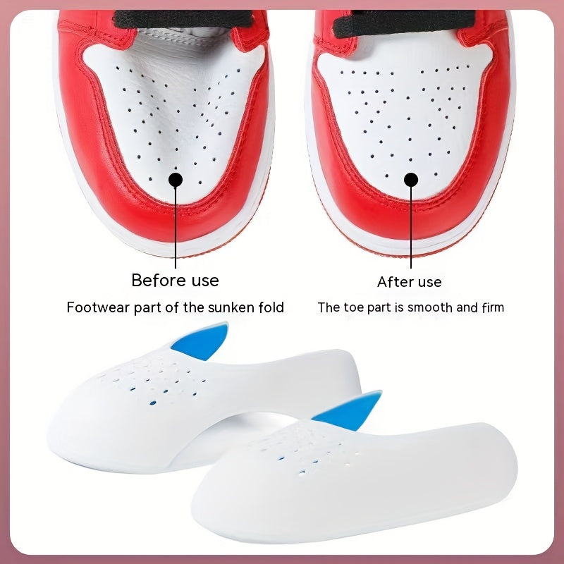Unisex plastik poyafzal burmalari himoyachilari sneakers va kundalik poyafzallar uchun