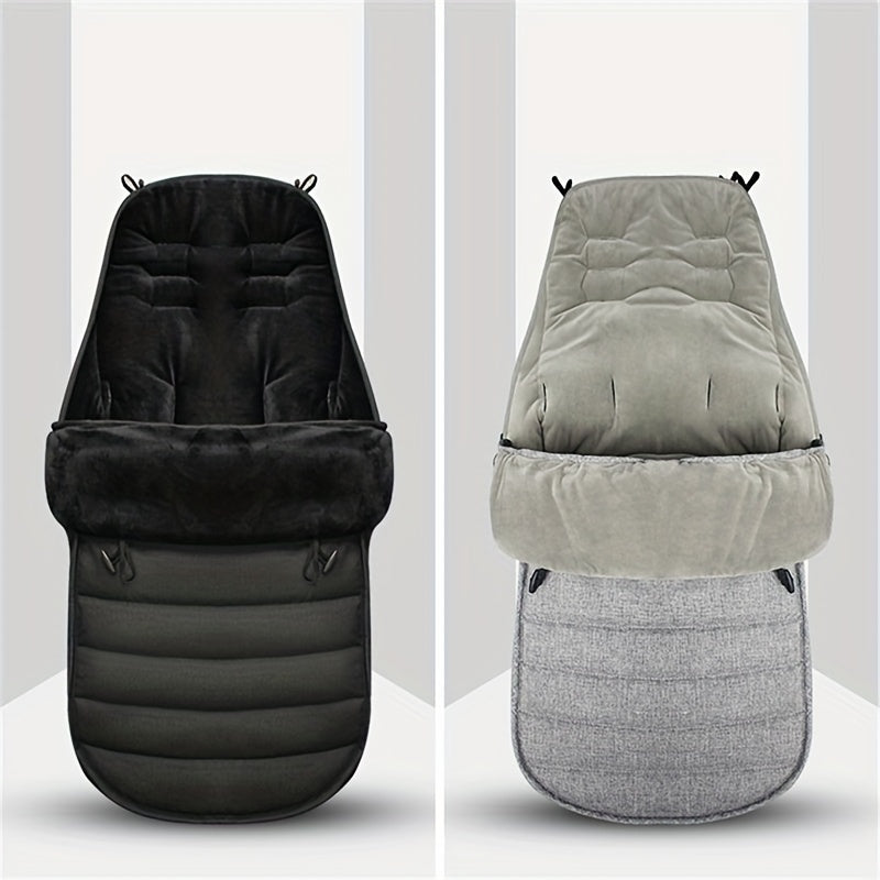 Winter Toddler Footmuff Waterproof Windproof with Coral Fleece Lining