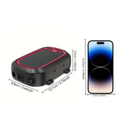 Repelente ultrasónico de animales para coche, conector USB, repelente de roedores con tres modos de energía