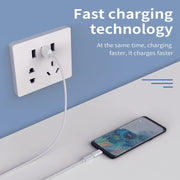 2-chi qism chaqiriladigan ayol Lightning dan USB C erkak adapteri, zaryadlash va ma'lumotlarni uzatish uchun