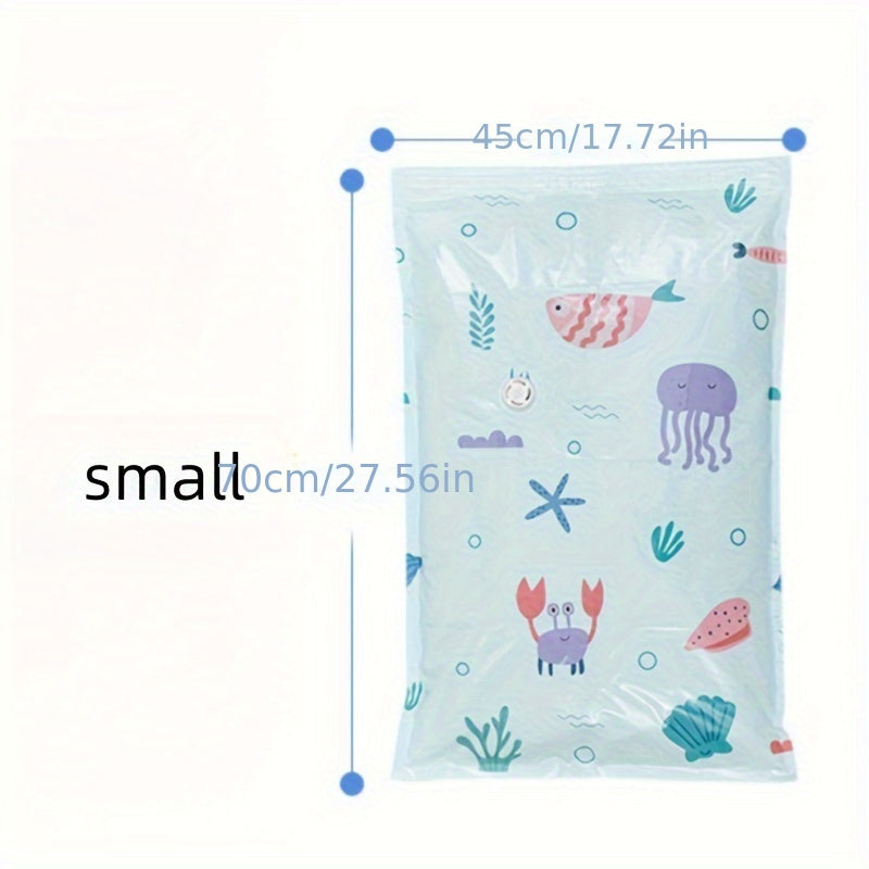 Plastic Vacuum Compression Bag for Clothes Bedding Lightweight Home Use