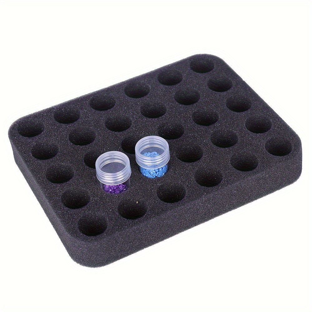 Поролоновая organizer-коврик с отверстиями 30/60/80 для круглых бутылок и пигментов