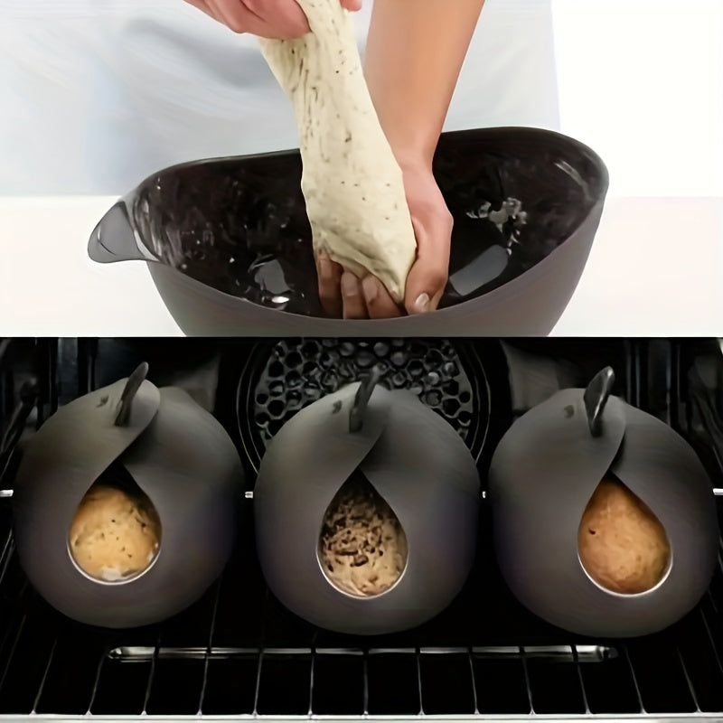 Modern Silicone Bread Maker and Vegetable Steamer for Home Cooking