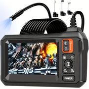 INSKAM Sanoat Endoskopi Tekshirish Kamerasi 4.3" IPS LCD, 8mm Yagona Linza, Batareya/USB Quvvatlangan, 1080P HD Avtomobil Ta'miri, Quvur, Uy Tekshiruvi uchun