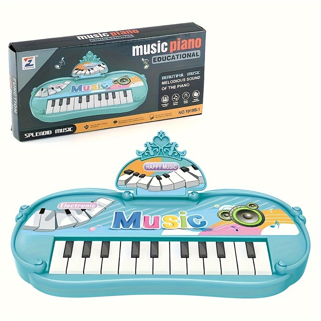 Electronic Keyboard Toy for Kids 13 Keys Educational Musical Instrument in Multiple Colors