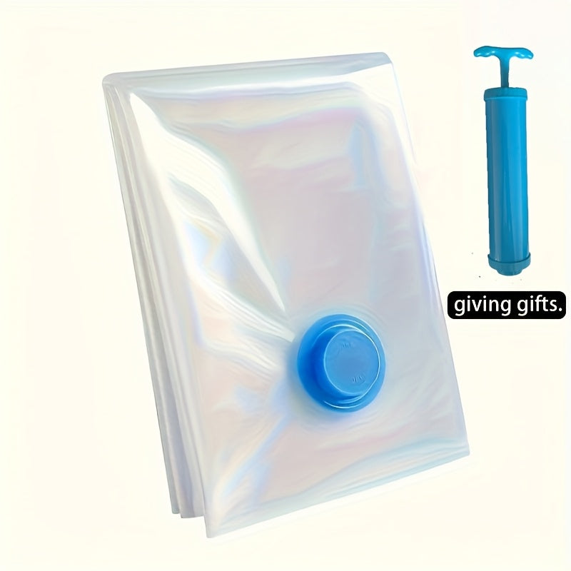 Conjunto de bolsas de almacenamiento manual con aspiración para ropa y organizador de espacio para látex