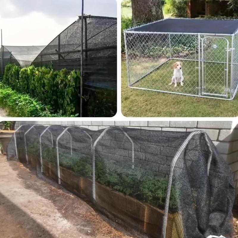 Black Shade Net 40 Dense PE Garden Greenhouse Flower Plant Sun Shade 3.96x6.1 Meters