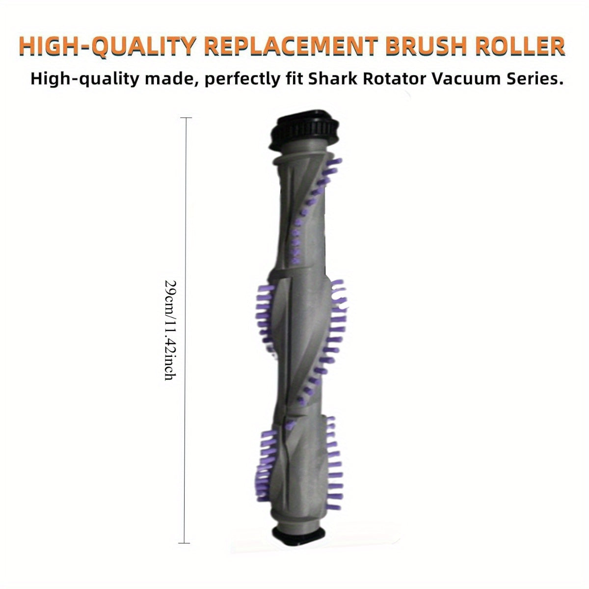 Shark NV500, NV501 va UV560 changyutgichlari uchun almashtirish aksessuarlar to'plami asosiy cho'tka, kamar, kichik g'ildirak va kichik oq cho'tkadan iborat.