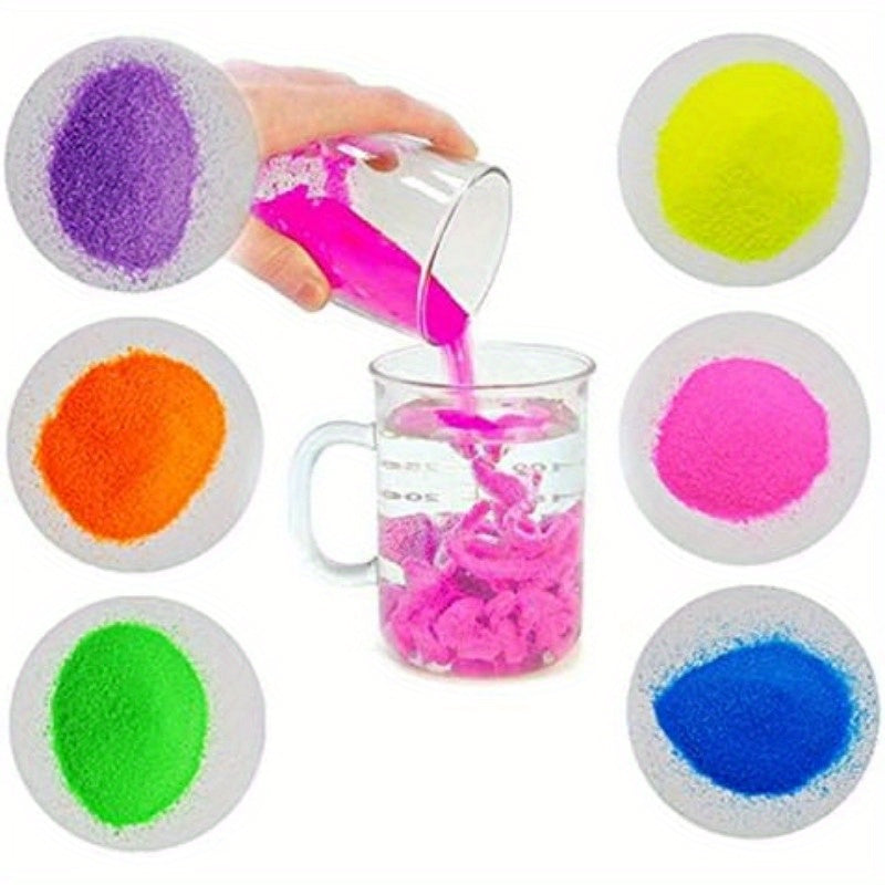 Hydrophobic Colored Sand Play Toys for Ages 14 Plus in 6 Mixed Colors