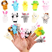 Soft Plush Finger Puppets Set for Children Multicolor Playtime and Party