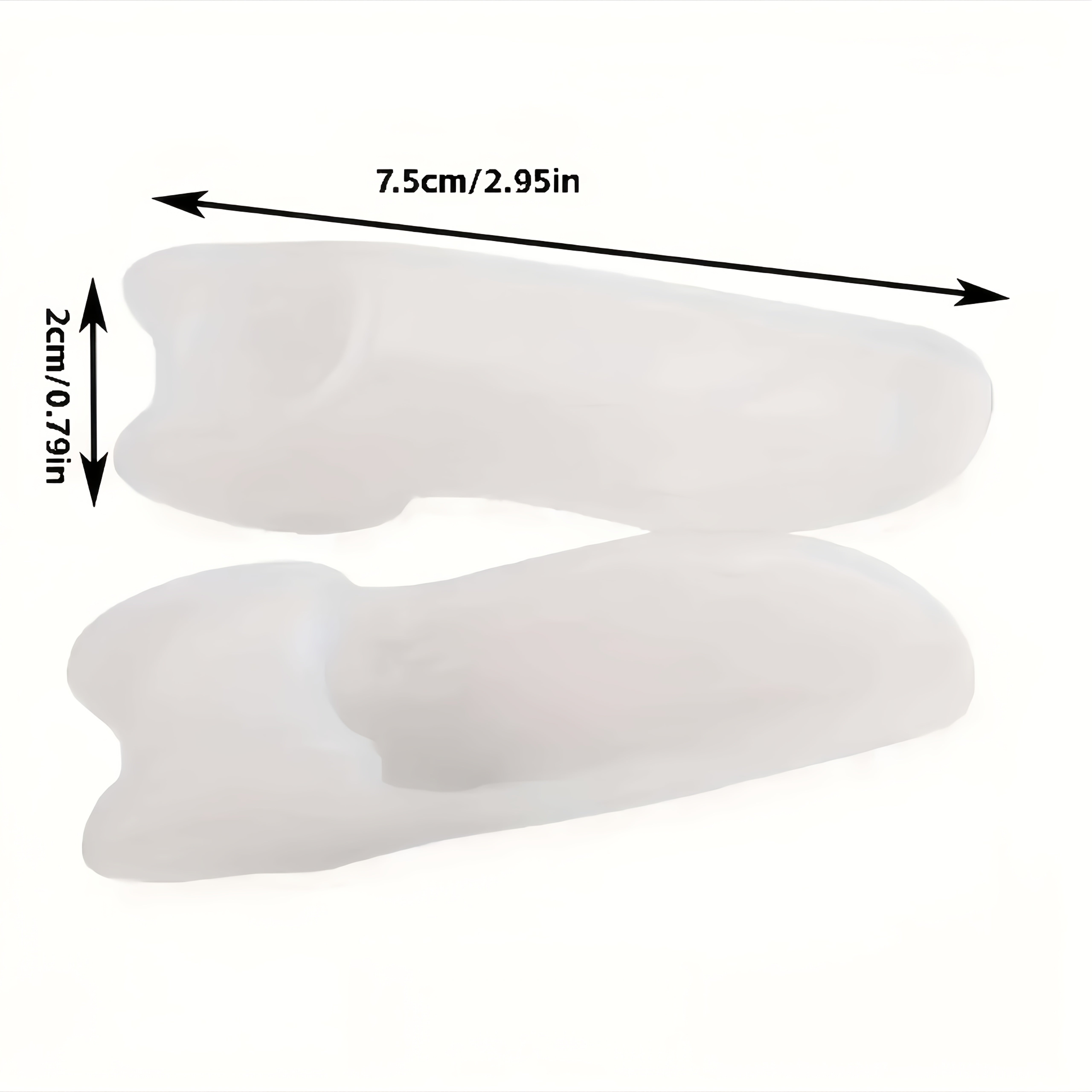Unisex Silicone Toe Protectors Breathable Soft Insoles for Comfort