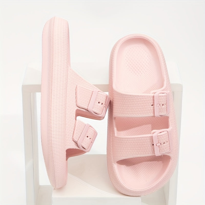 Women's Solid Color Slip-Resistant Quick-Dry Home and Outdoor Slippers