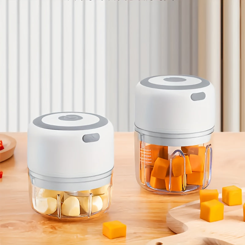 Compact USB Rechargeable Food Blender for Outdoor Use with 500mAh Battery