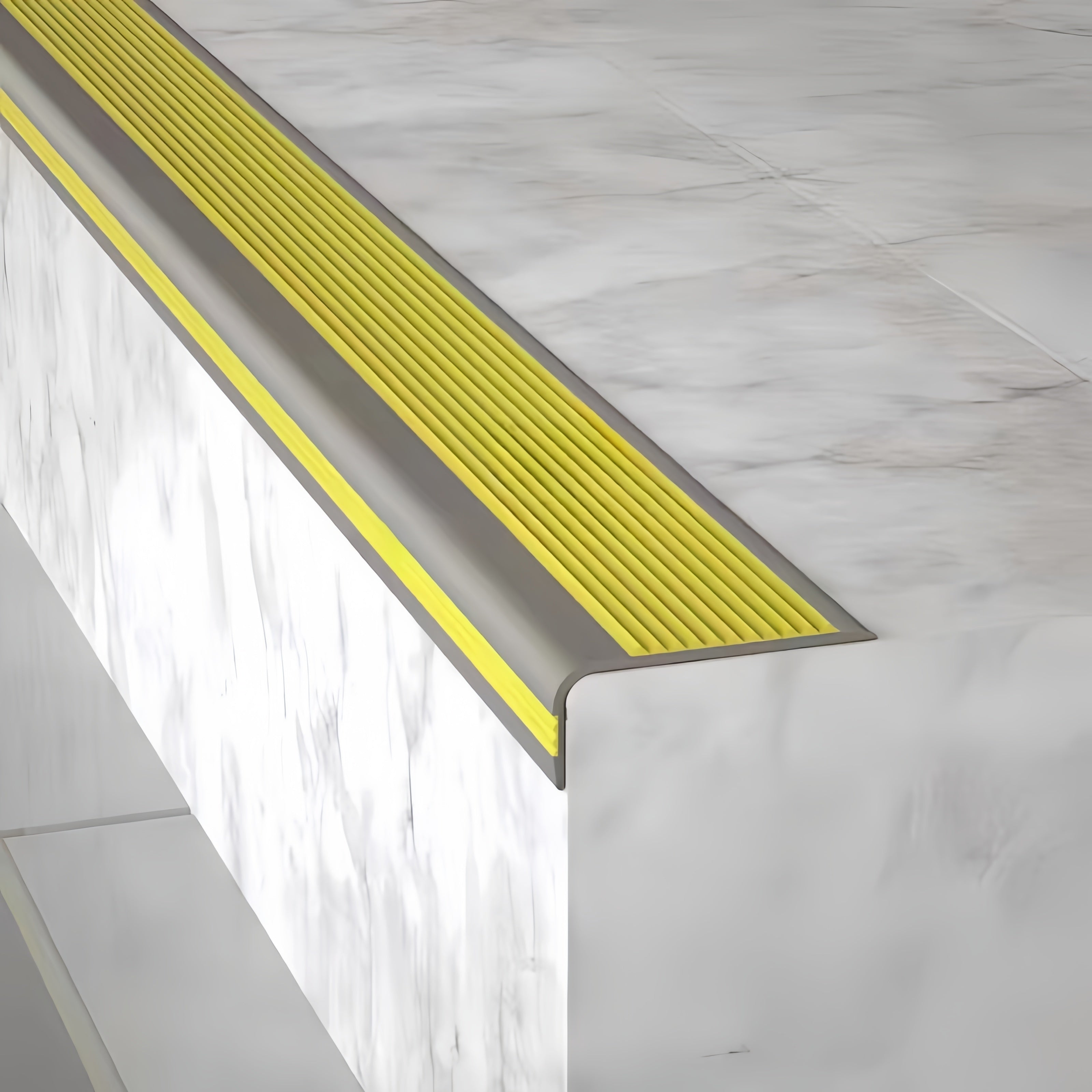 Self-Adhesive Anti-Slip L-Shaped Stair Strips with PVC Corner Protectors