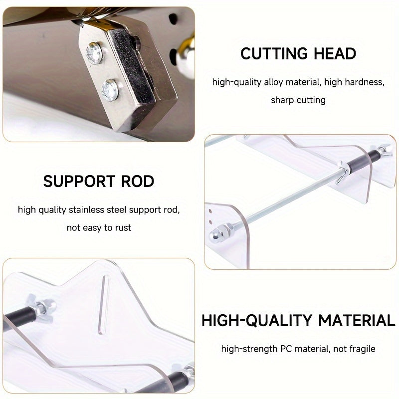 Glass Bottle Cutter Kit Manual Glass Cutting Tool for Home Use