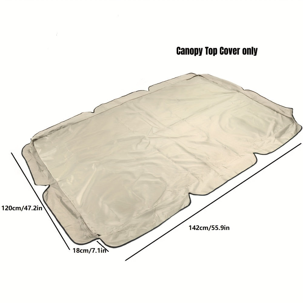Waterproof Sun-Resistant Patio Swing Canopy Cover 190T Polyester Taffeta