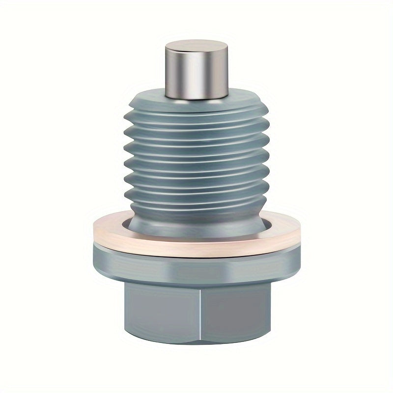 Tapón de drenaje magnético de aluminio M14x1.5 con junta de aplastamiento para vehículos